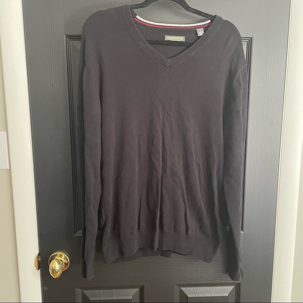 Black V-Neck Sweater